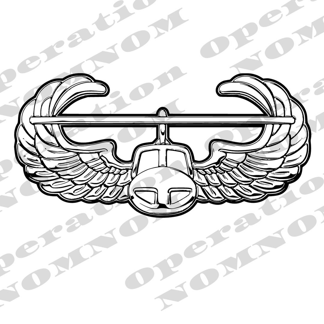 Army Air Assault Badge Vector PNG SVG JPG - Etsy