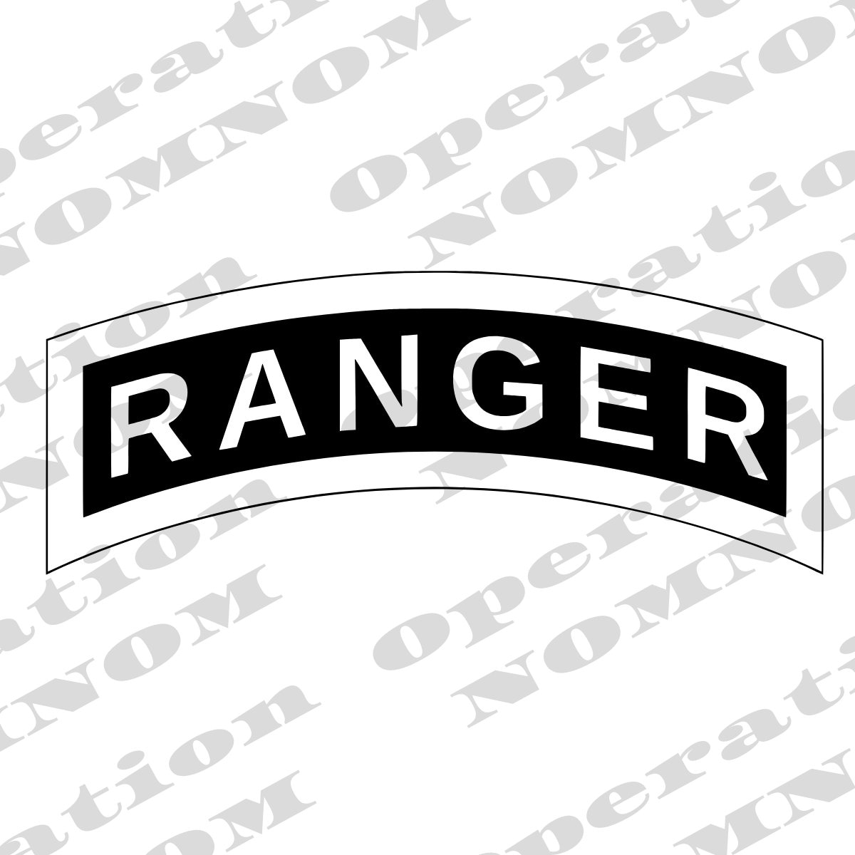 Army Ranger Tab Vector SVG PNG JPG Etsy
