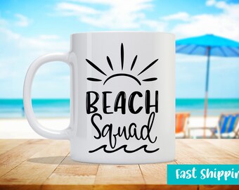 Beach Squad - Tema Spiagge e vacanze - Tazza da caffè personalizzata