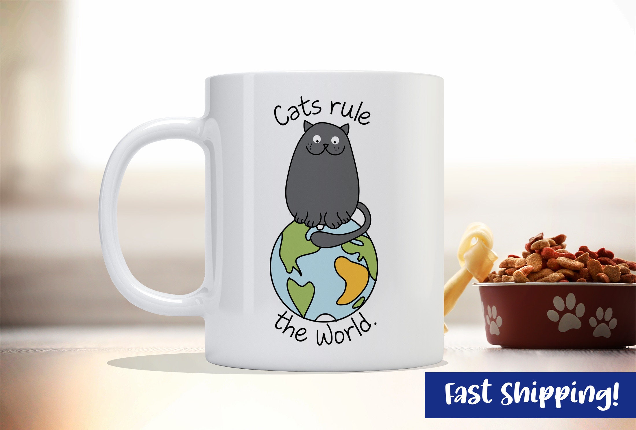 Cats Rule the World Pets and Animals Custom Coffee Mug - Etsy Denmark Cats Rule the World Pets and Animals Custom Coffee Mug - Etsy Denmark