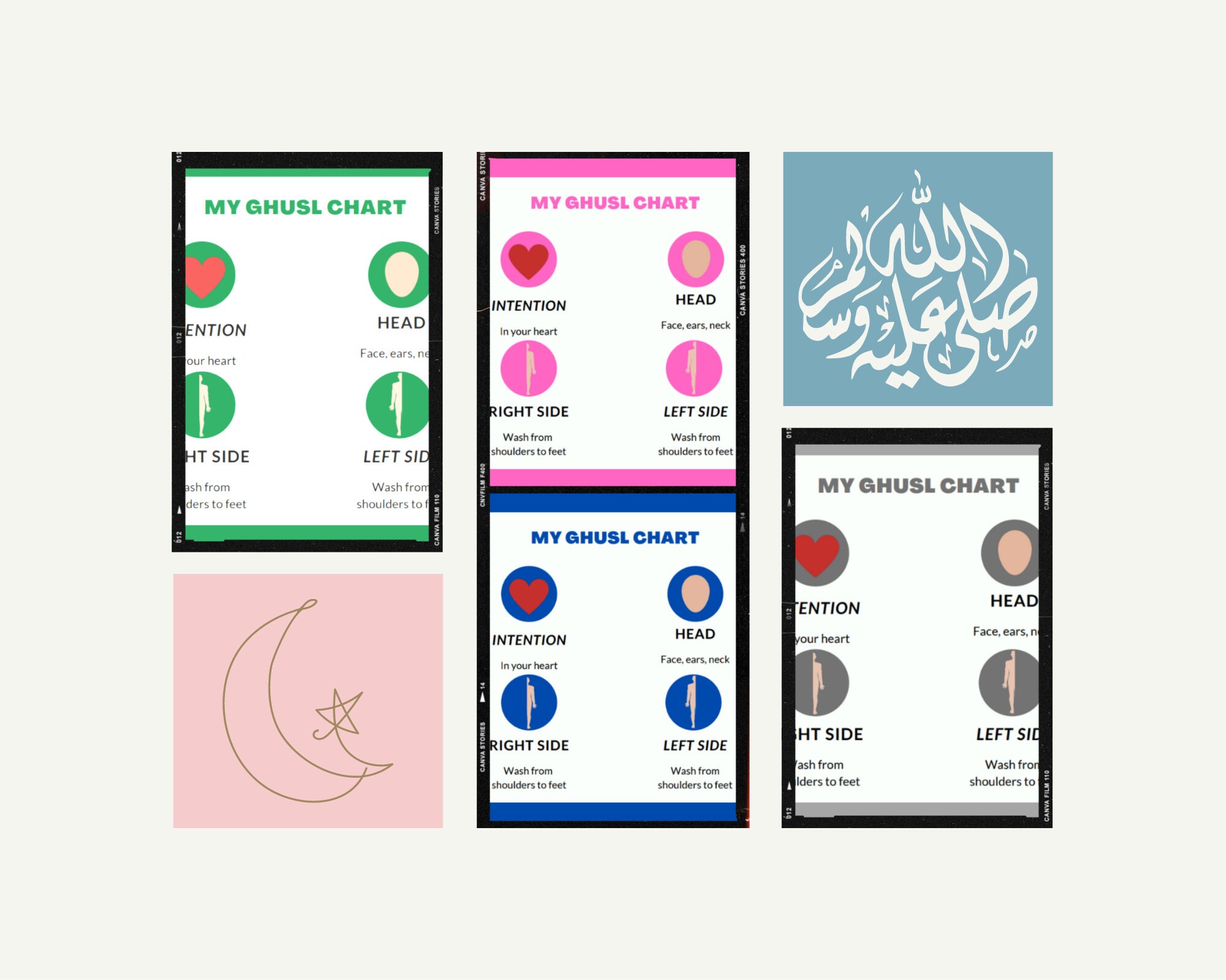 Ghusl Guide Printable Shia Islamic Printable
