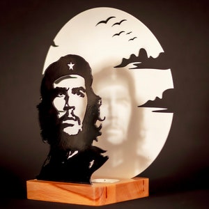 Metal Tealight Candle Holder Decorative Che Guevara Figure Tealight Holder Decoration Shelf Decor Table Decor Housewarming Gift For Her Him