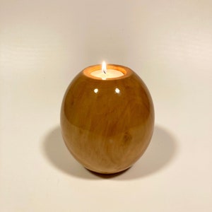 Wood Candle Holder, Wooden Decorative Candle Holder, Fathers Day Gift, Cozy Home Decoration Aesthetic Wood Candle Holder