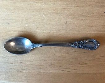 Vintage Sterling Silver Lunt “American Victorian” Spoon Brooch Pin Chef Gift Silver Mini Spoon Lapel Pin