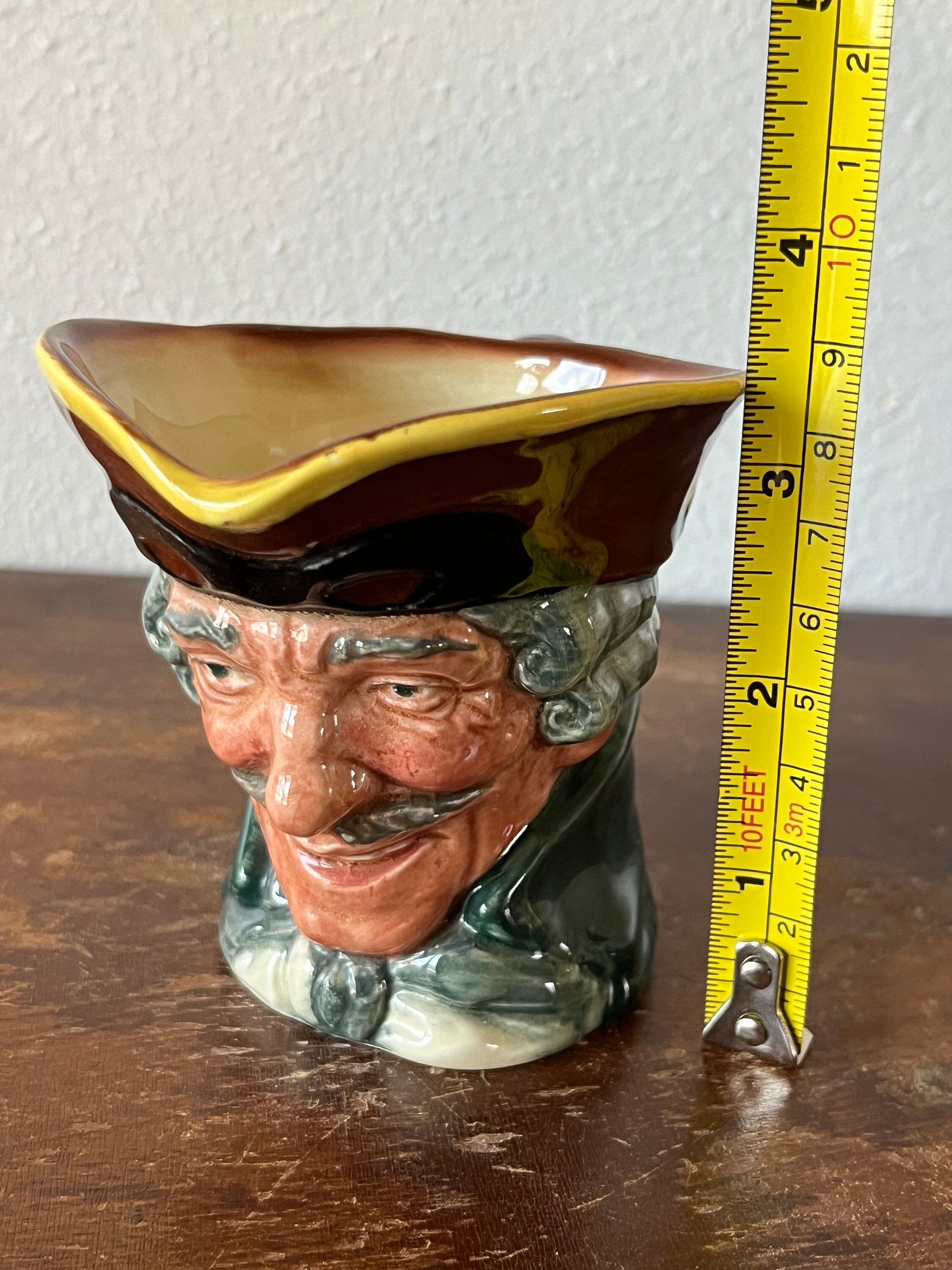 Toby Handle Royal Doulton Dick Turpin Toby Mug 3.5” Pistol Handle Fancy Mug Vintage ...