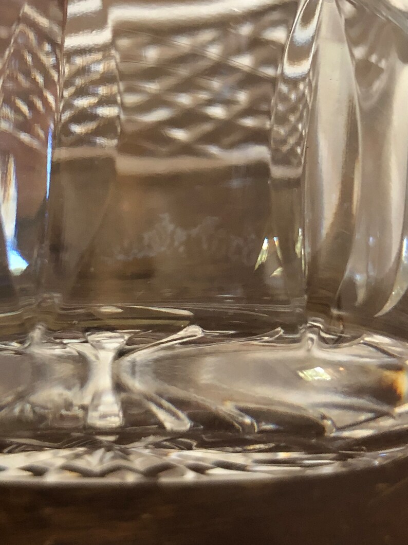 Waterford Crystal Honey Jar Jelly Jam Jar Ireland Table Accent Etsy