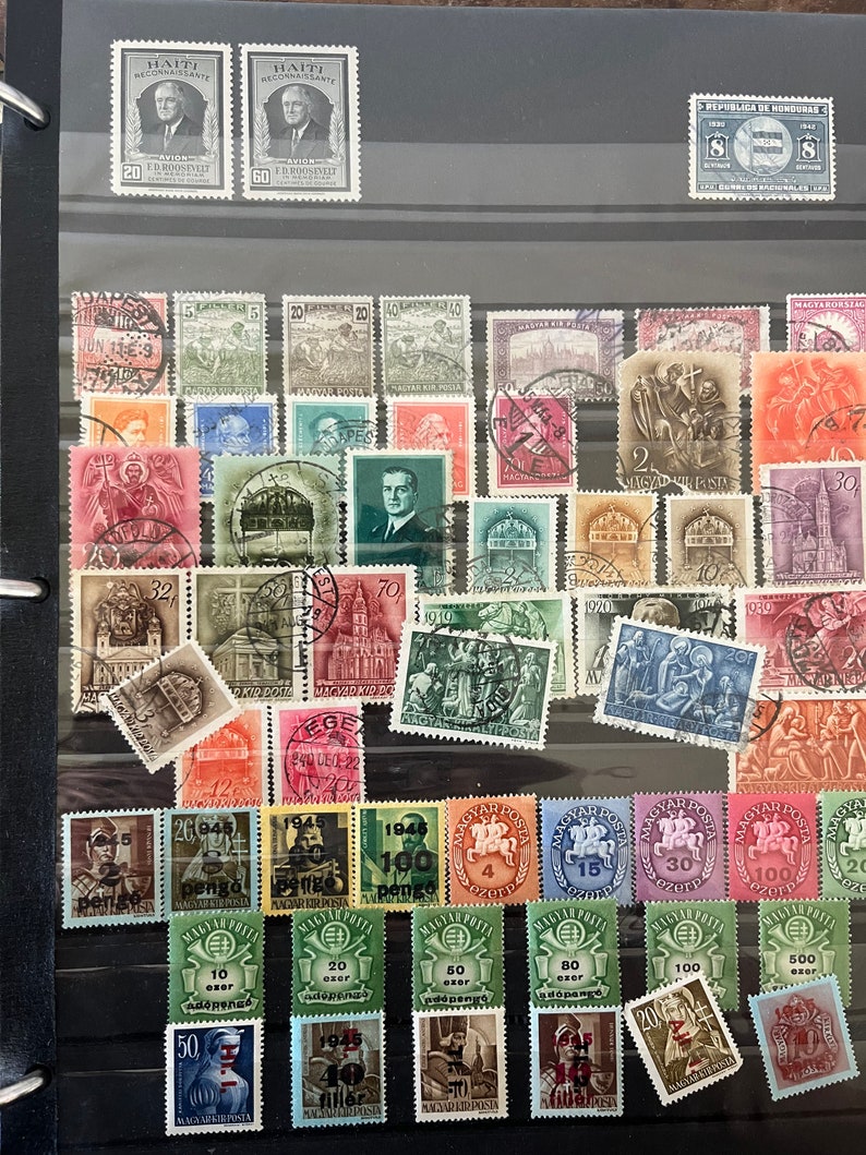 World Stamp Collection Vintage Stamps Early Stamps World Postage - Etsy