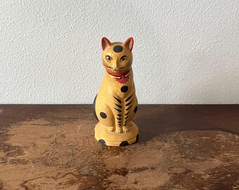Liberty Workshop Chalkware-Style Cat Figure Signed Replicas of Early American Chalkware