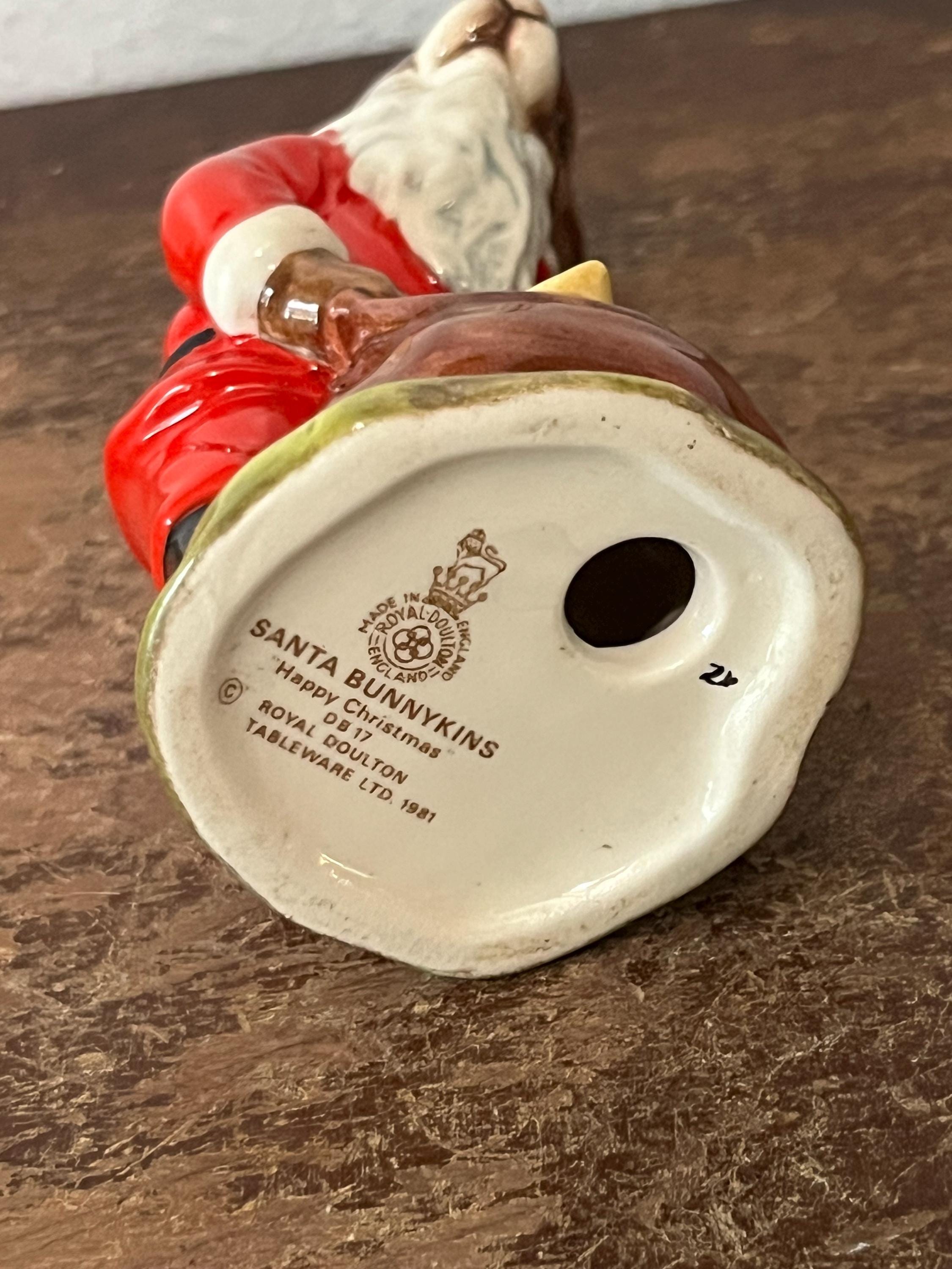 80's ロイヤルドルトン サンタクロース フェイス 陶器 England 美品