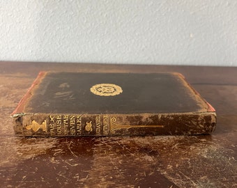 Antique 1902 The House of Seven Gables by Nathaniel Hawthorne Leather Cover Antique Book