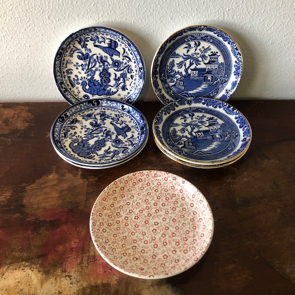 Burleigh Staffordshire Pattern Saucers/Underplates/Trinket Dishe