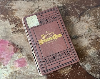 1872 The Divinity of Our Blessed Lord by Rev. Austen Marked The Library Company of Philadelphia Oxford Printing