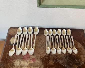 Vintage Harmony House Silverplate Spoons YOU PICK Teaspoons Tablespoons Deco Flourish Pattern Tablescaping Hosting Party Tea Time Luncheon