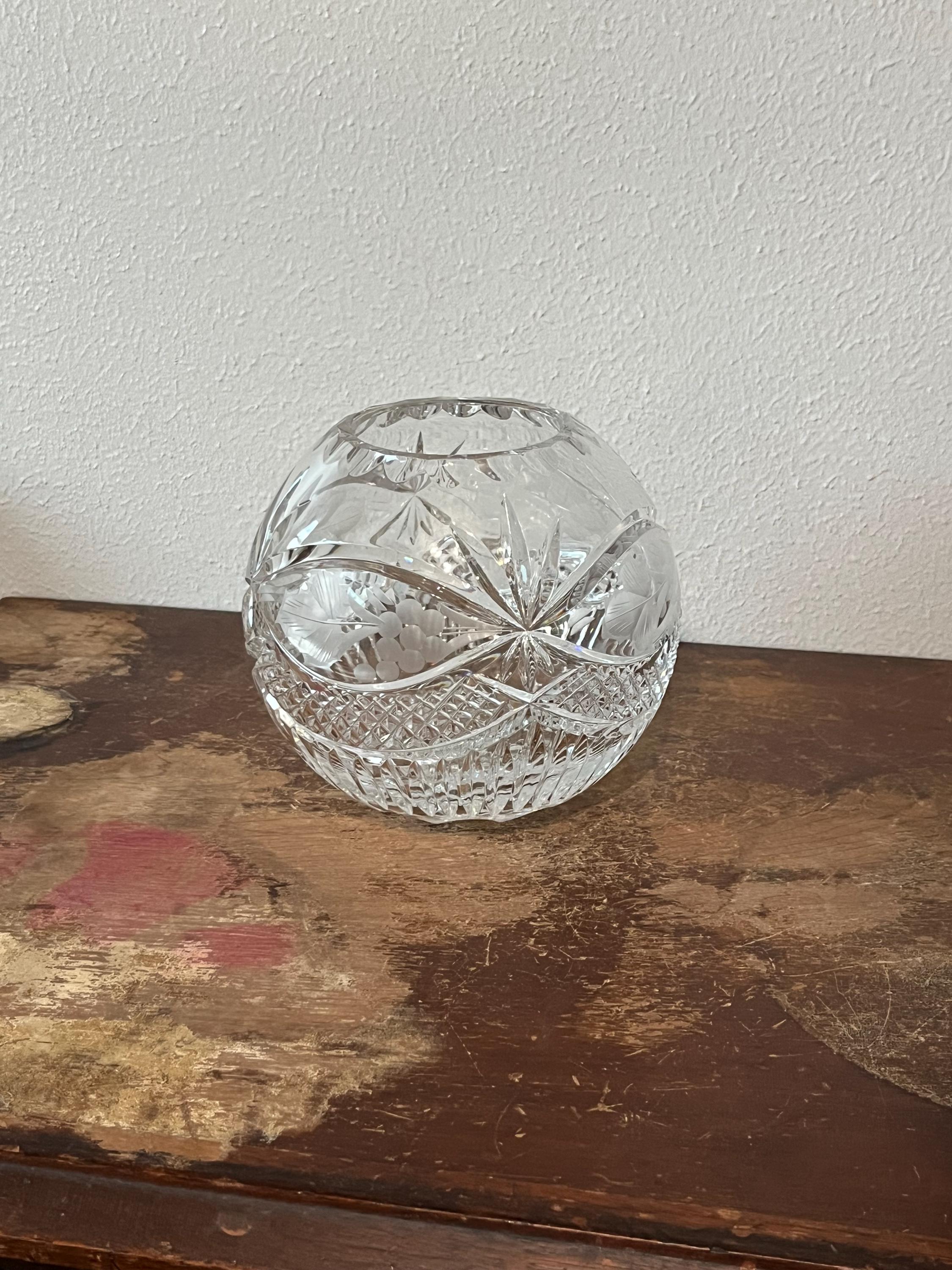 Crystal Waterford Rose Bowl - Etsy Crystal Waterford Rose Bowl - Etsy