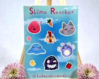 Slime Rancher Sticker Sheet | Stickers | Indie Game Stickers