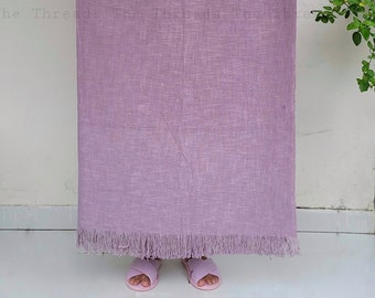 Beach Blanket,Home Decor Blanket,Lilac Blanket Cotton Bed Cover,Decorative couch purple soft blanket,Lavender throw,Bachelorette Party Favor