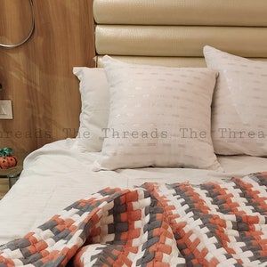 Colorful handmade cotton quilted Sujani blanket, quilt blanket for single bed, twin size blanket, throw blanket couch,quilted bedspread uk