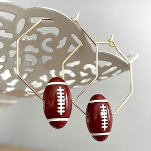 Football Earrings