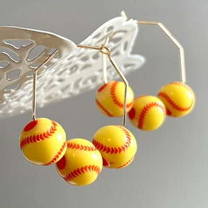 Softball Earrings