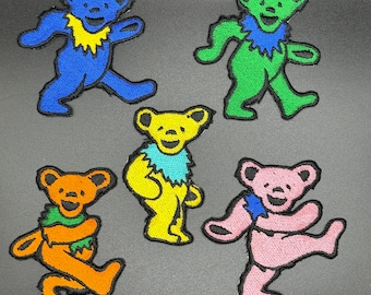 グレイトフル・デッドのブラックライトポスター、ダンシングベア