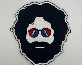 Grateful Dead Jerry Iron On Patch