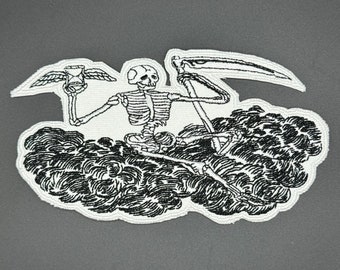 Grateful Dead Spring 1990 Black Throated Wind Iron On Patch