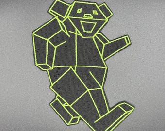 Dead and Company geometrische beer opstrijkpatch