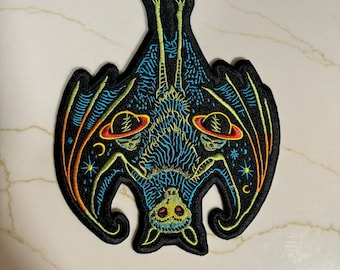 Grateful Dead - Dead and Company Oracle Park San Francisco July 2023 Bat Iron On Patch