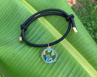 Moon Cat Adjustable Bracelet or anklet.