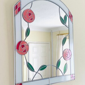 Rennie Mackintosh Style Roses Mirror - Etsy