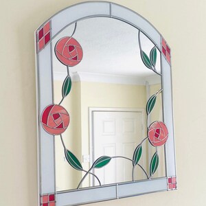 Rennie Mackintosh Style Roses Mirror - Etsy UK