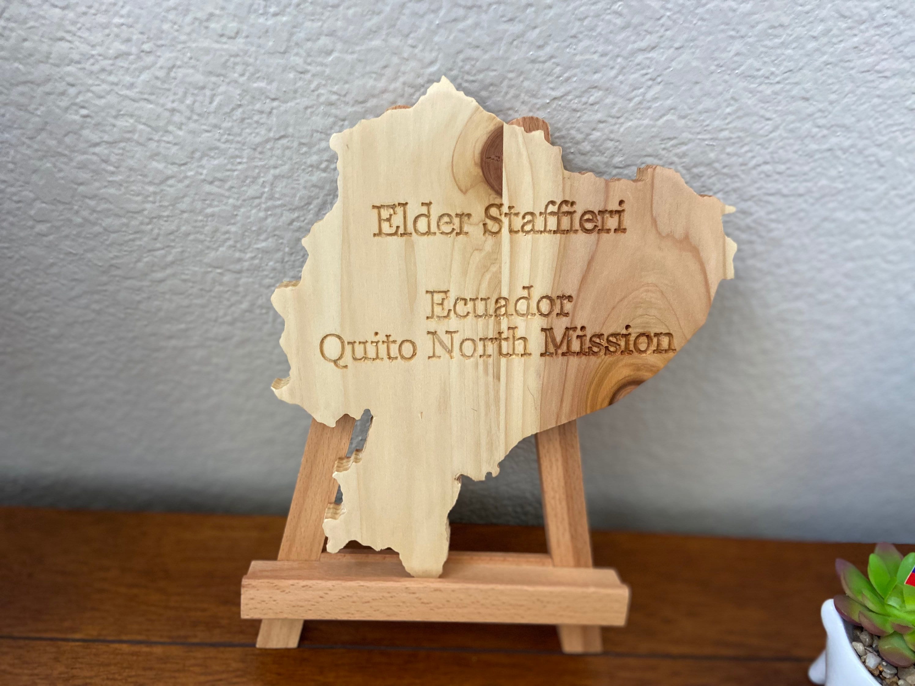Personalized LDS Mission Plaque, Missionary Plaque, Elder Sister Plaque ...