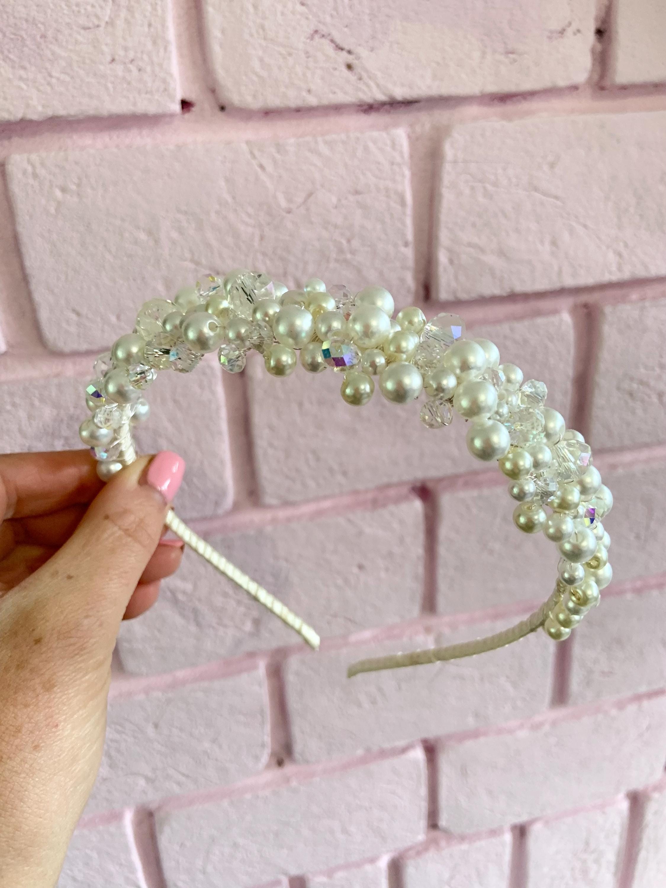Diadema Sposa Regalo Elegante Cerchietto Per Capelli Da Sposa Con Strass E Cristalli - Corona Principessa In Lega, Colore Argento Accessorio Sposa Cristalli Lega