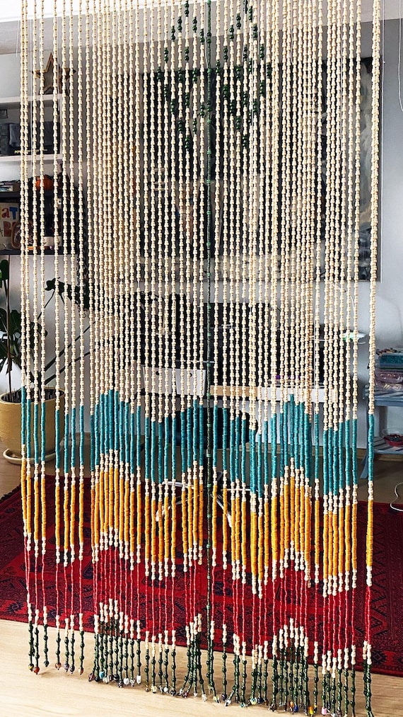 Beaded Curtain for Doorways and Closets | Custom Room Divider