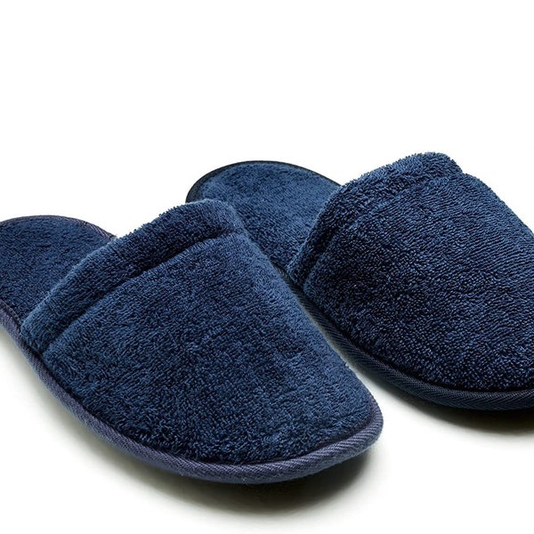 Men's Turkish Cotton Terry Bath Slippers 9 10 11 12