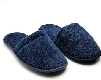 Men's Turkish Cotton Terry Bath Slippers 9 10 11 12