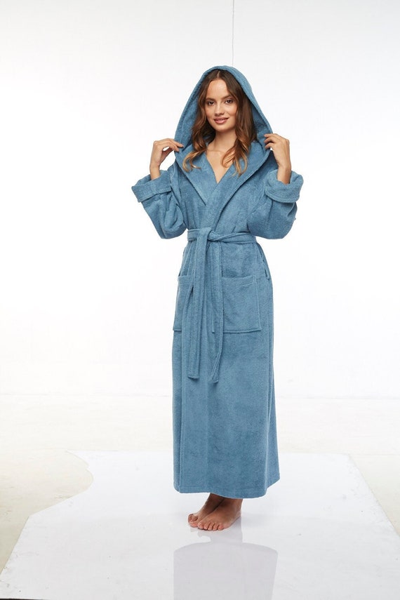 Women's Faux Fur Hooded Robe Dressing Gown, Ladies Super Soft Bath Rob –  OLIVIA ROCCO