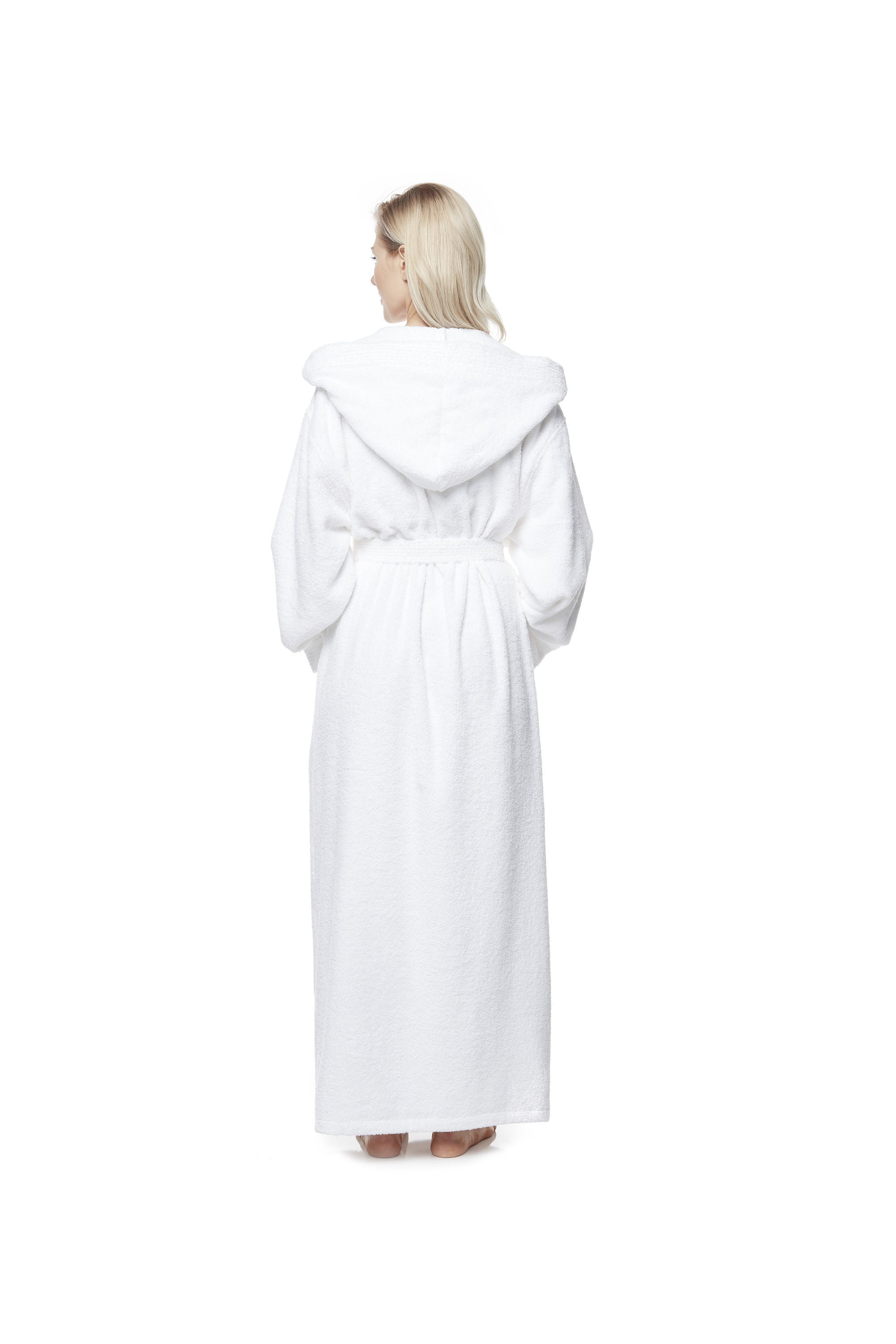 Fishers Finery Womens Premier Turkish Style Terry Spa Robe; Ultra