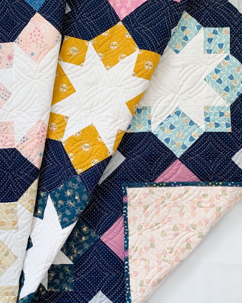 Stellar Mosaic Quilt Pattern PDF - Etsy