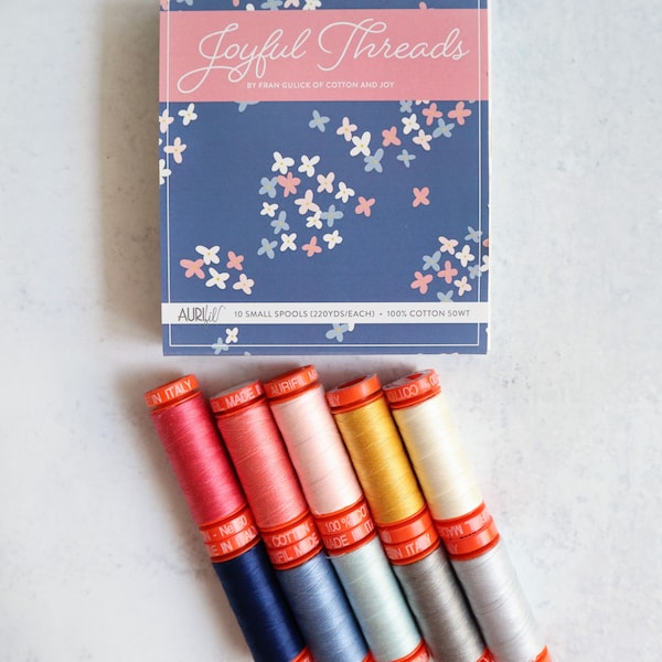 Aurifil Thread Box - Joyful Threads Samengesteld door Fran Gulick