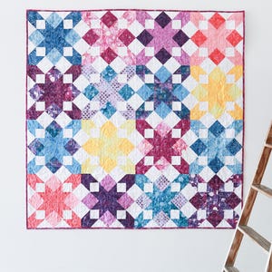 Door sterren geslagen quiltpatroon