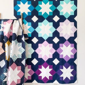 Stellar Mosaic Quilt Pattern [PDF]