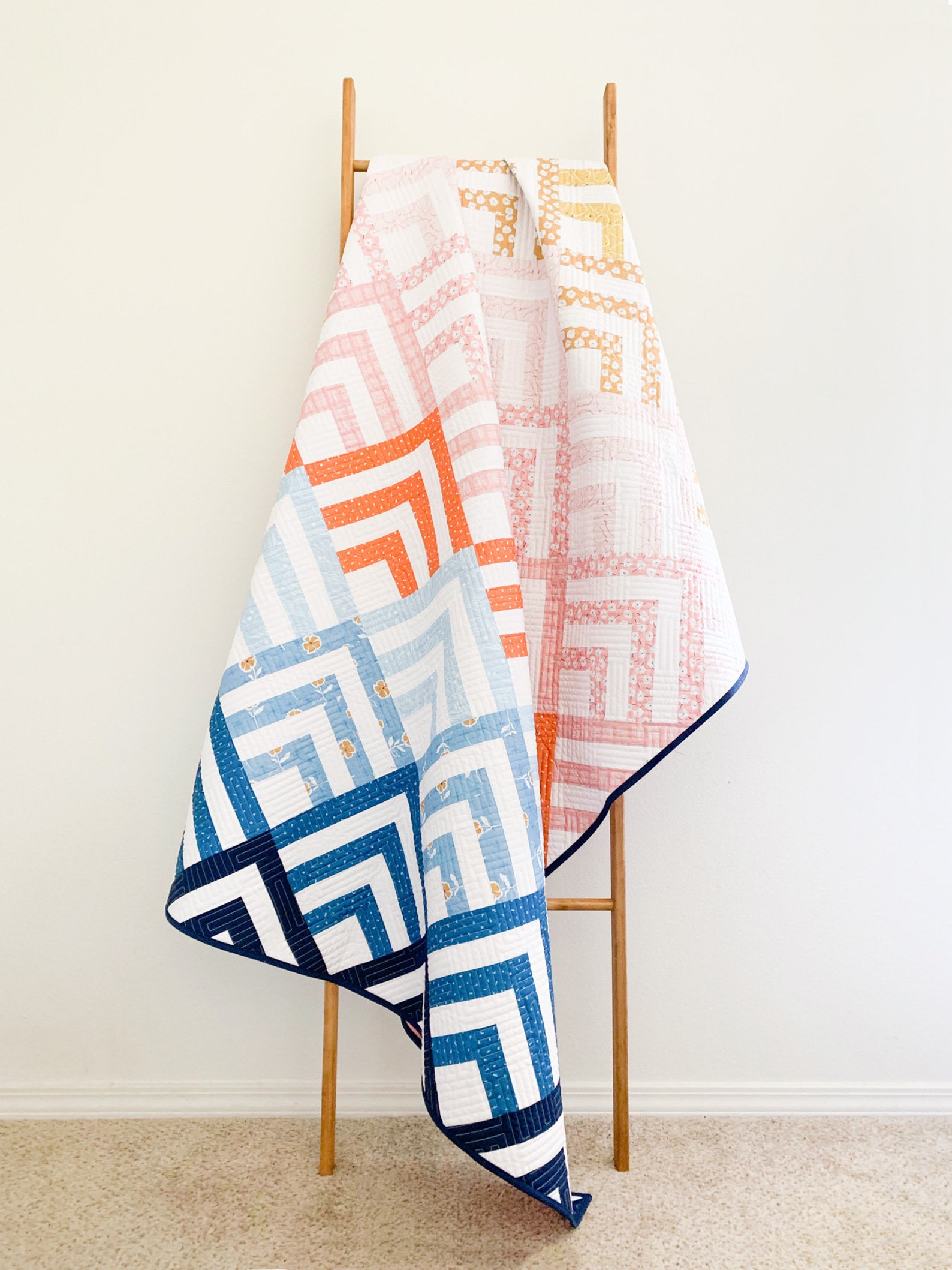 Cabin Peaks Quilt Pattern Etsy