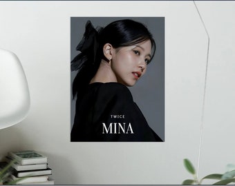 Twice Mina Poster, Minimalistic, Instant Download, Ready to Print