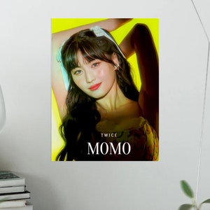 Póster Twice Momo, minimalista, descarga instantánea, listo para imprimir, personalizable, arte mural