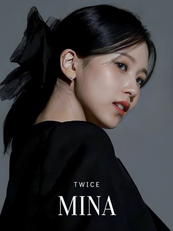 Twice Mina Poster, Minimalistic, Instant Download, Ready to Print