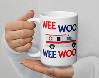 Wee Woo Ambulance Mug - Paramedic EMT First Responder Gift