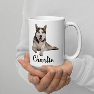 Husky Gifts, Personalized Husky Coffee Mug, Husky Dad Mug, Husky Lover Mug