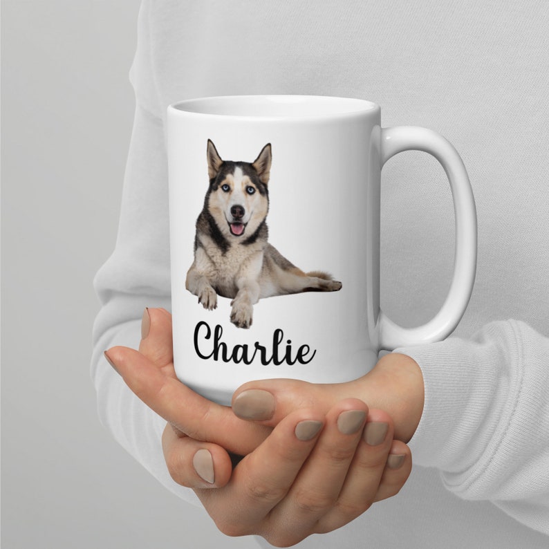 Husky Gifts, Personalized Husky Coffee Mug, Husky Dad Mug, Husky Lover Mug
