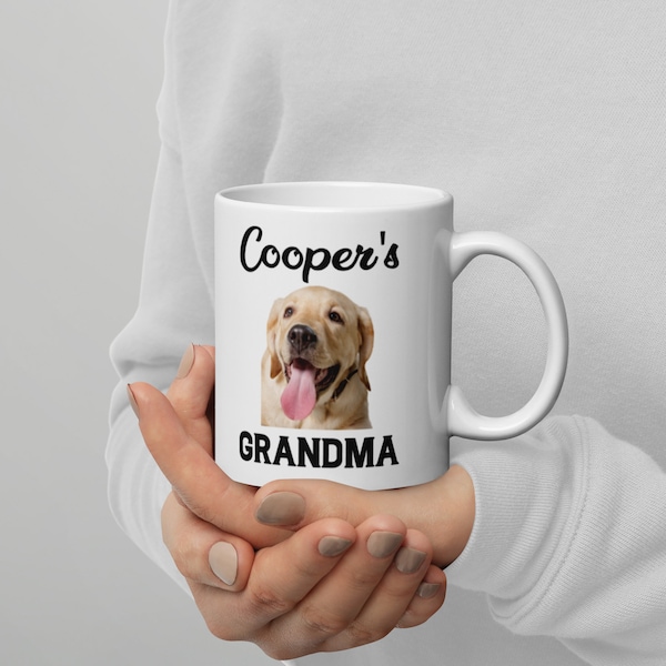Personalisierte Hunde Oma Geschenk, Oma Hund, Hunde Oma Kaffeetasse